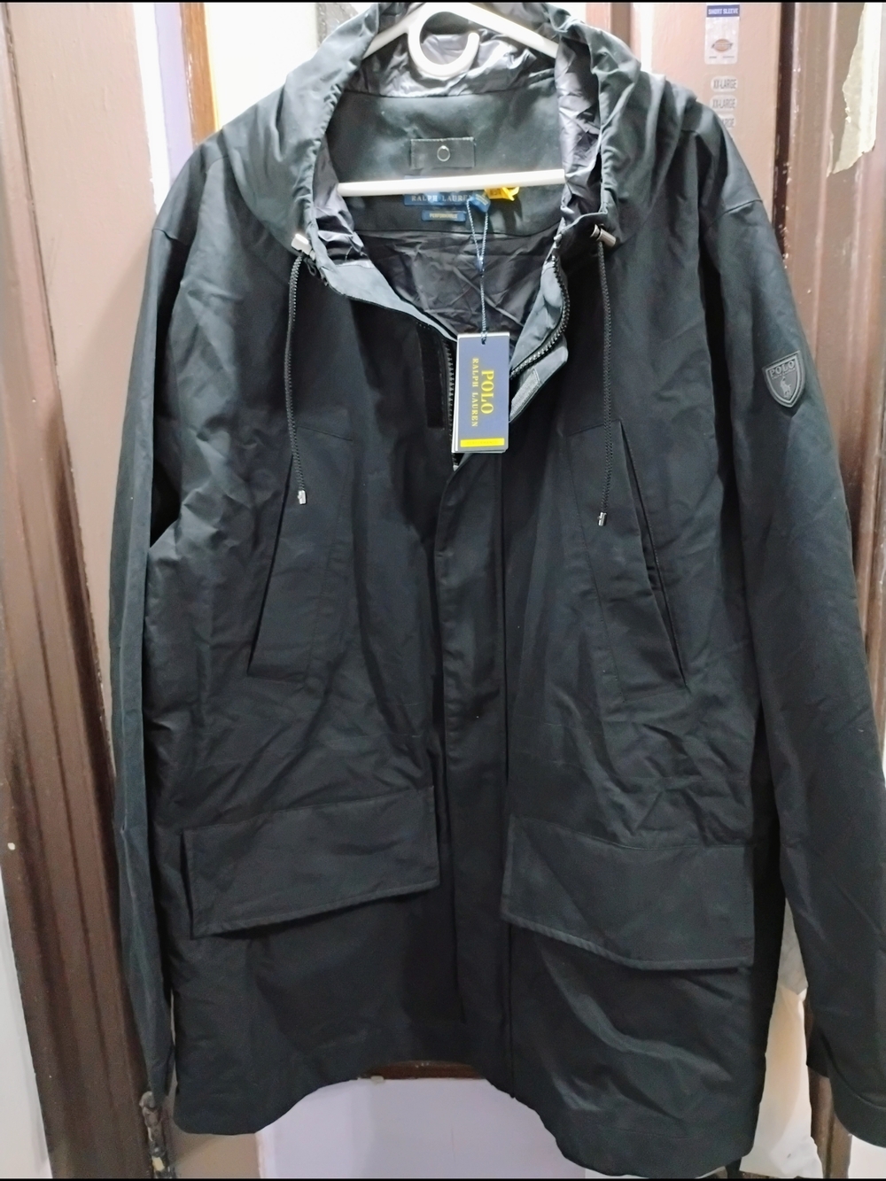 Polo by Ralph Lauren Men's Black Hooded Parka Size: XXL NWT